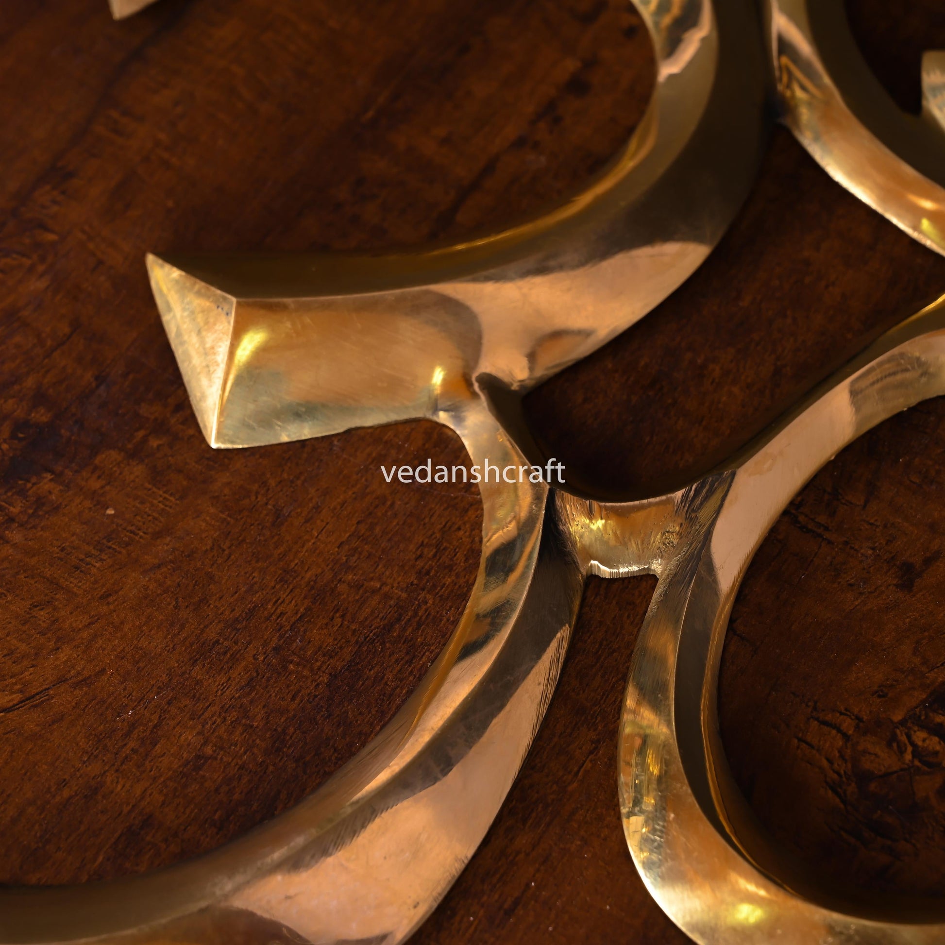 Brass Divine Om Wall Hanging