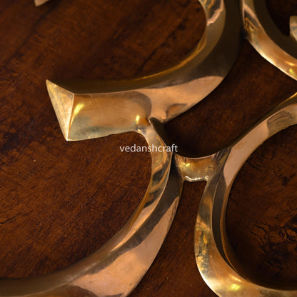 Brass Divine Om Wall Hanging