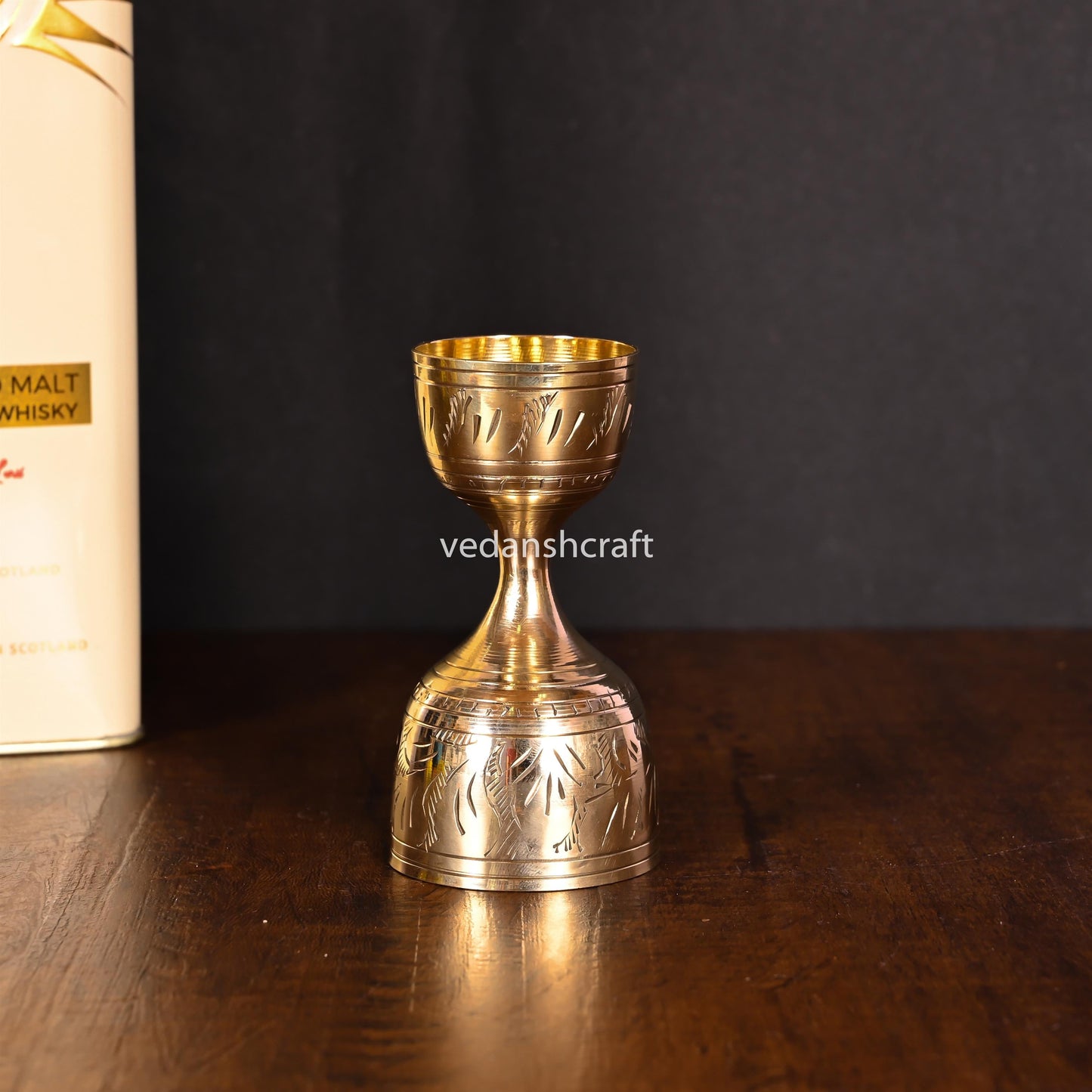 Brass Jigger (Alcohol Measuring Cup) 30/60Ml (4 Inch)