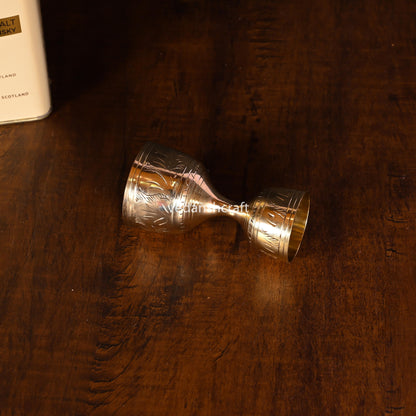 Brass Jigger (Alcohol Measuring Cup) 30/60Ml (4 Inch)