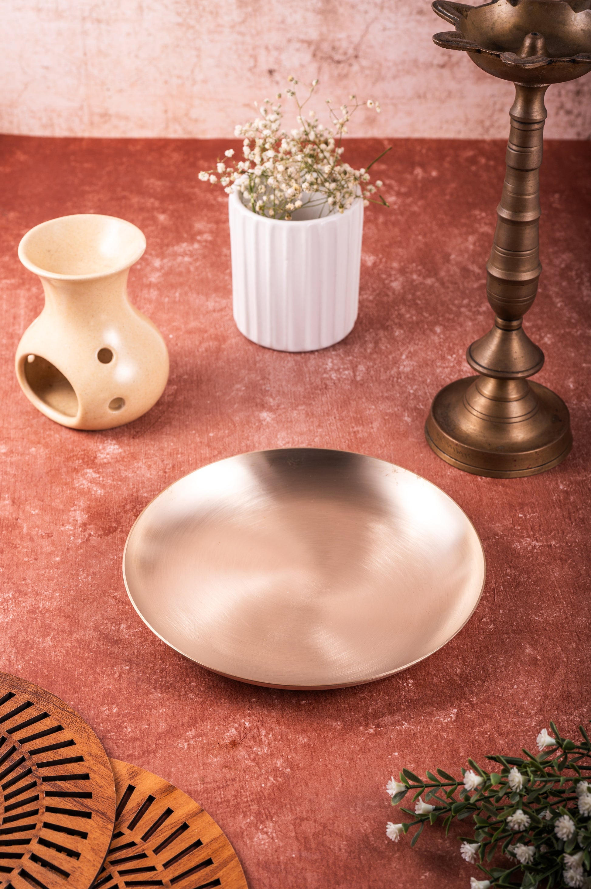 Kansa Nasta Plate / Quarter Plate – 8 Inch