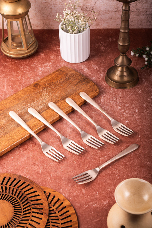 Bronze Fork Set / Cutlery Set – 6 Piece