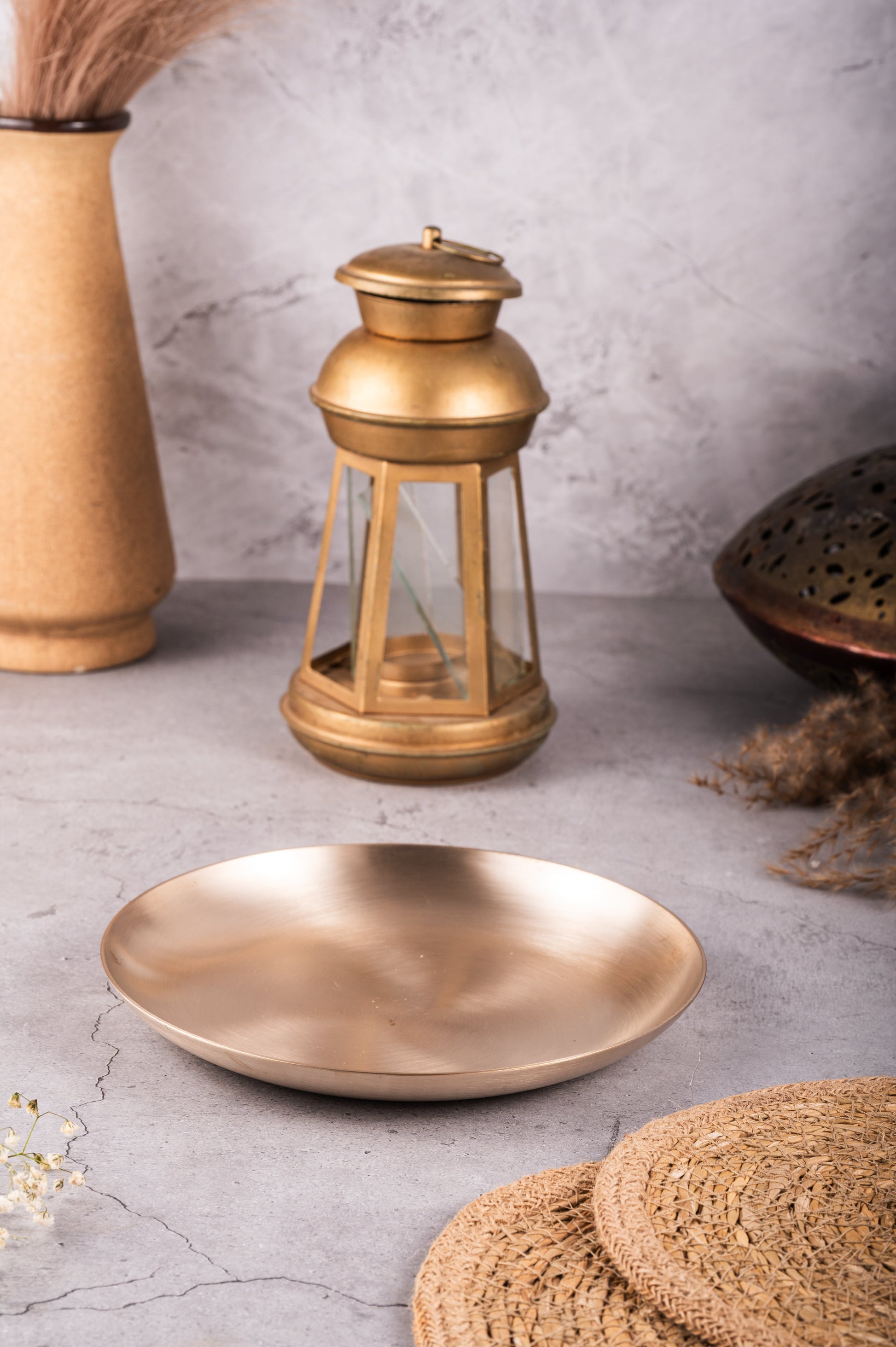 Kansa Nasta Plate / Quarter Plate – 8 Inch