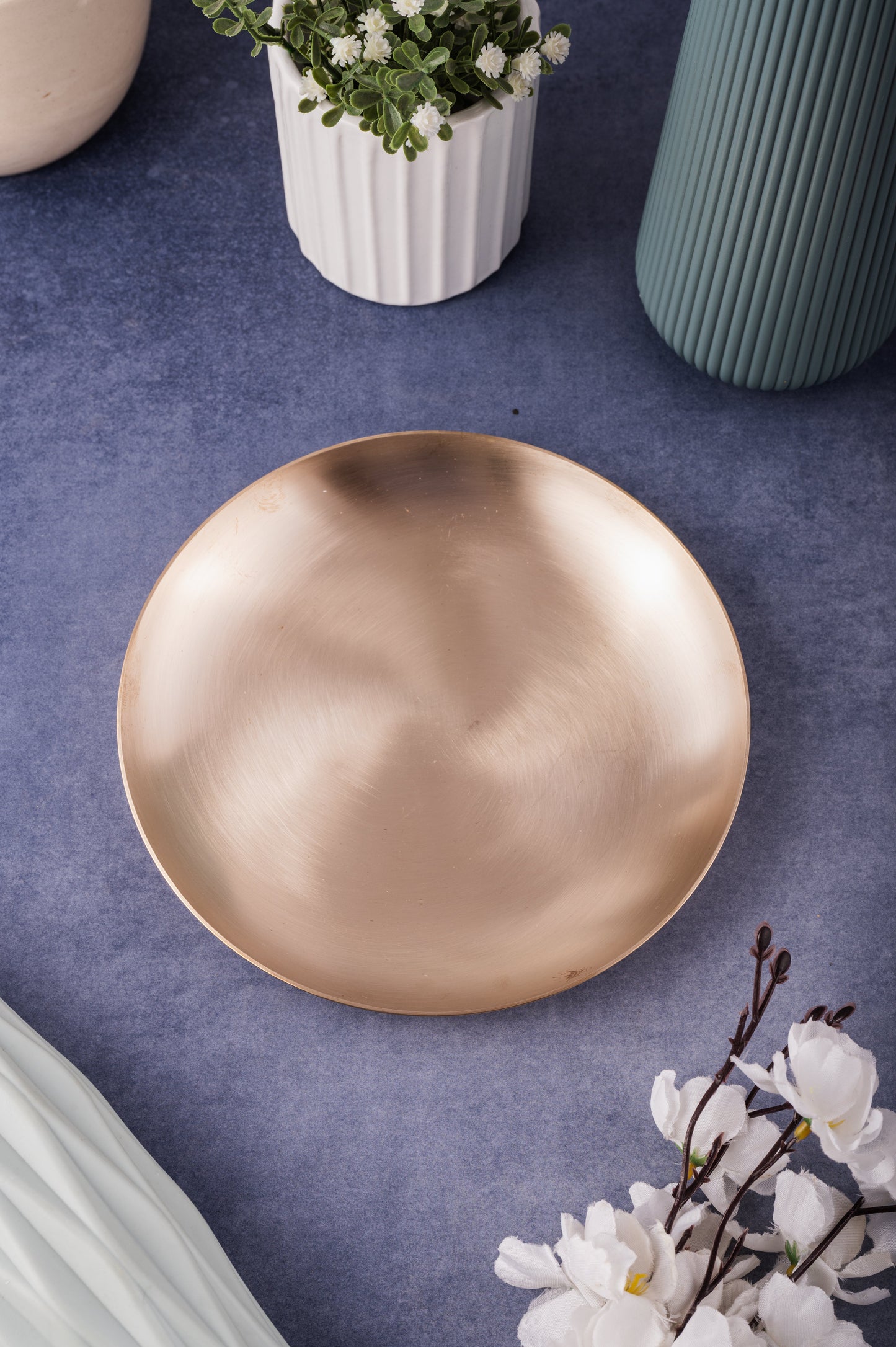 Kansa Nasta Plate / Quarter Plate – 8 Inch