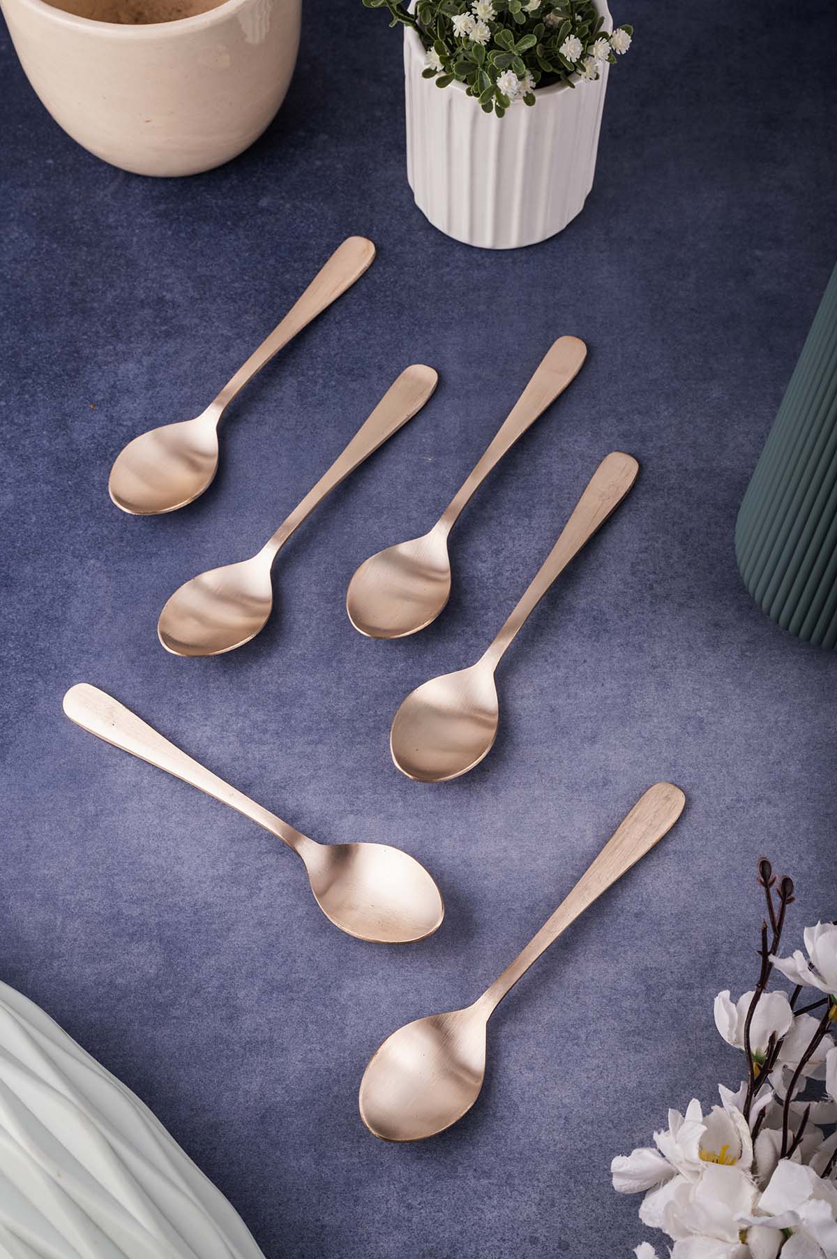 Bronze Spoon Set / Cutlery Set - 6 Piece