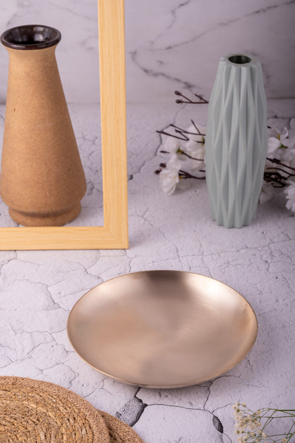 Kansa Nasta Plate / Quarter Plate – 8 Inch