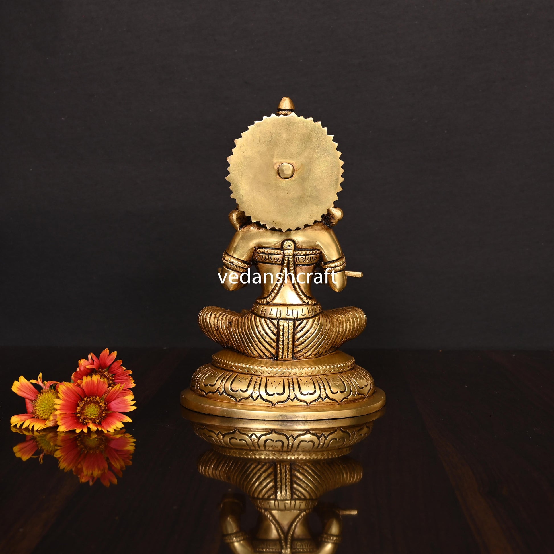 Brass Superfine Annapurna Devi Statue (8 Inch)