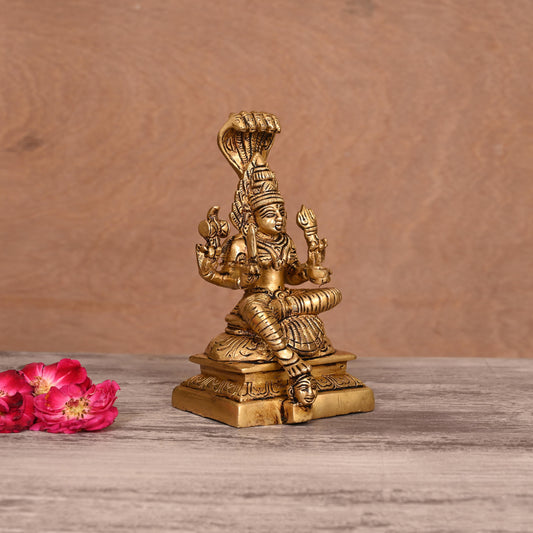 Brass Karumari Amman Idol (6 Inch)