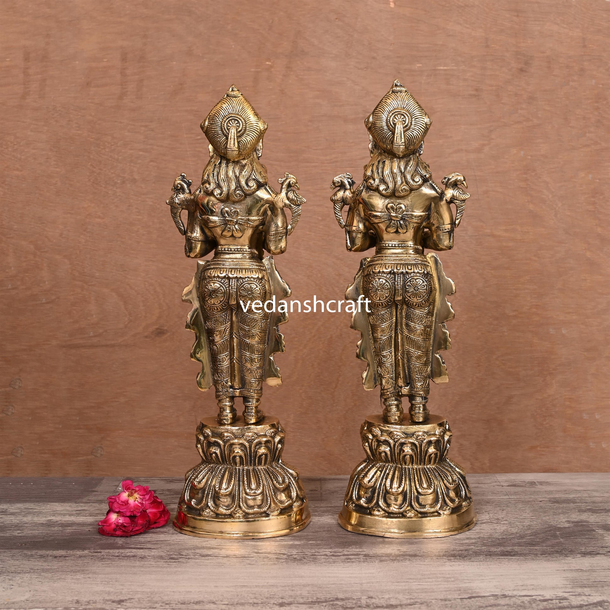 Brass Deep Lakshmi Pair (15 Inch)