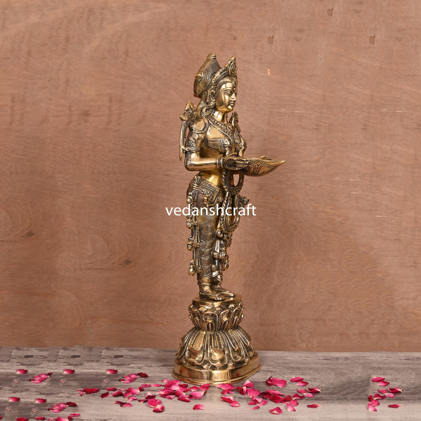 Brass Deep Lakshmi Idol (20 Inch)