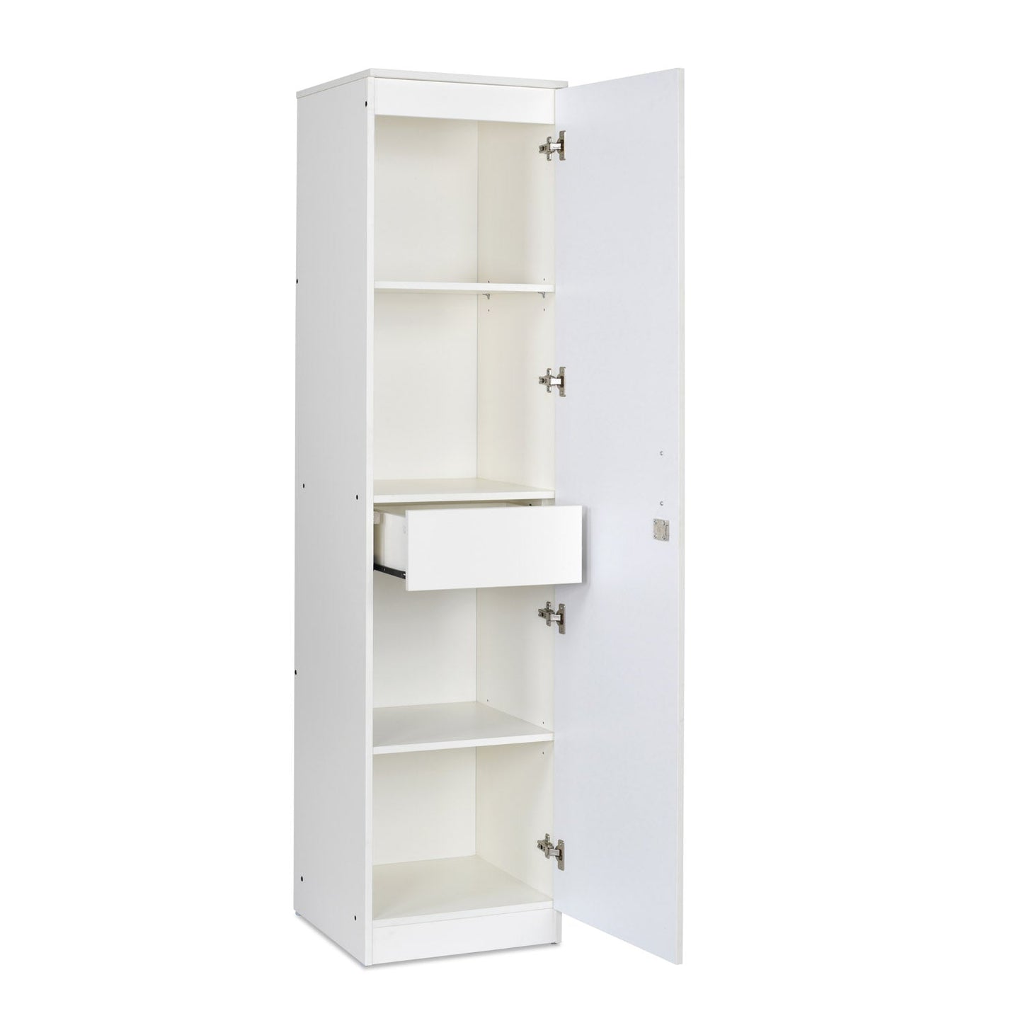 Nilkamal Marbito 1 Door Wardrobe With Mirror (White)