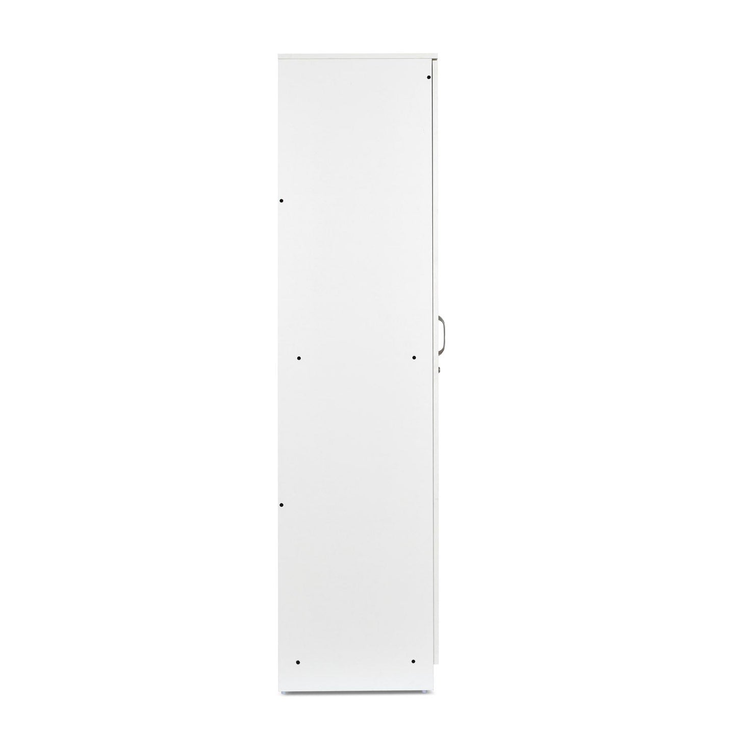 Nilkamal Marbito 1 Door Wardrobe With Mirror (White)