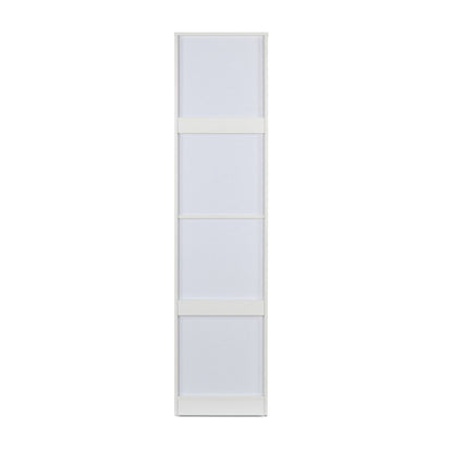 Nilkamal Marbito 1 Door Wardrobe With Mirror (White)