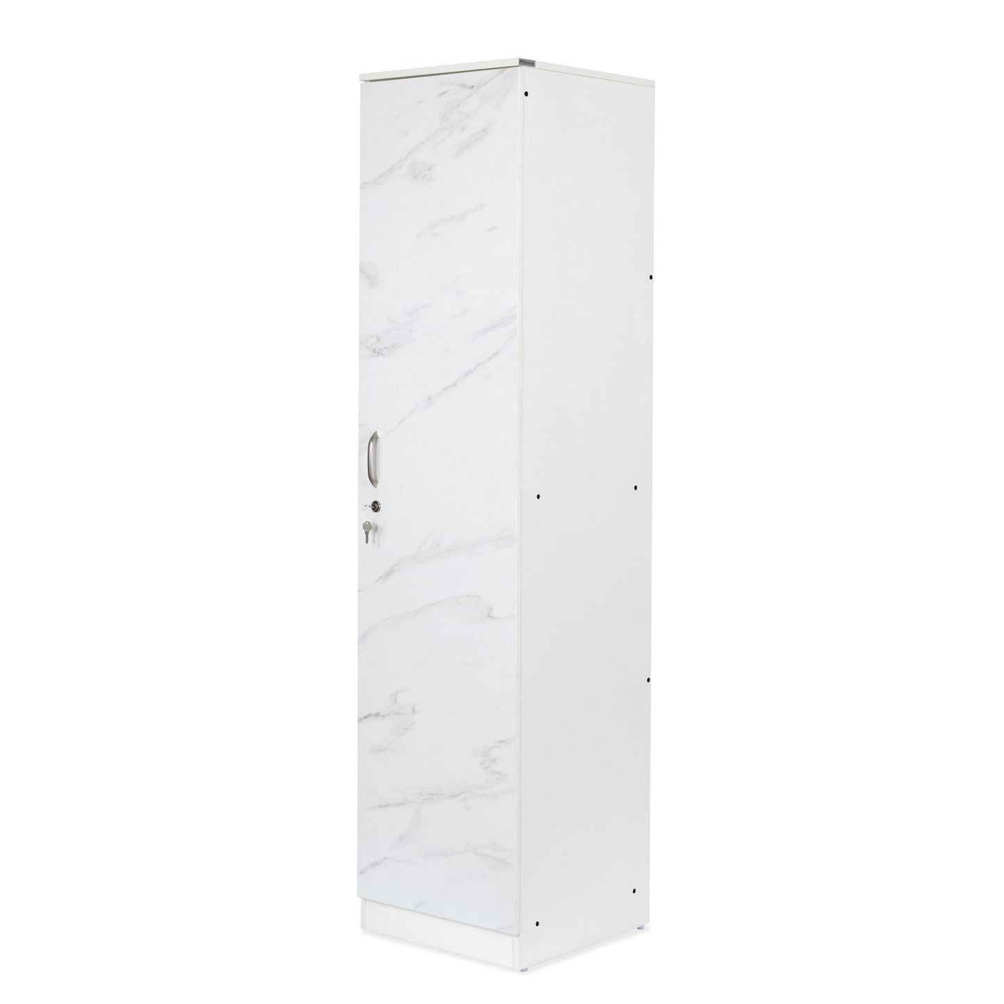 Nilkamal Marbito 1 Door Wardrobe With Mirror (White)