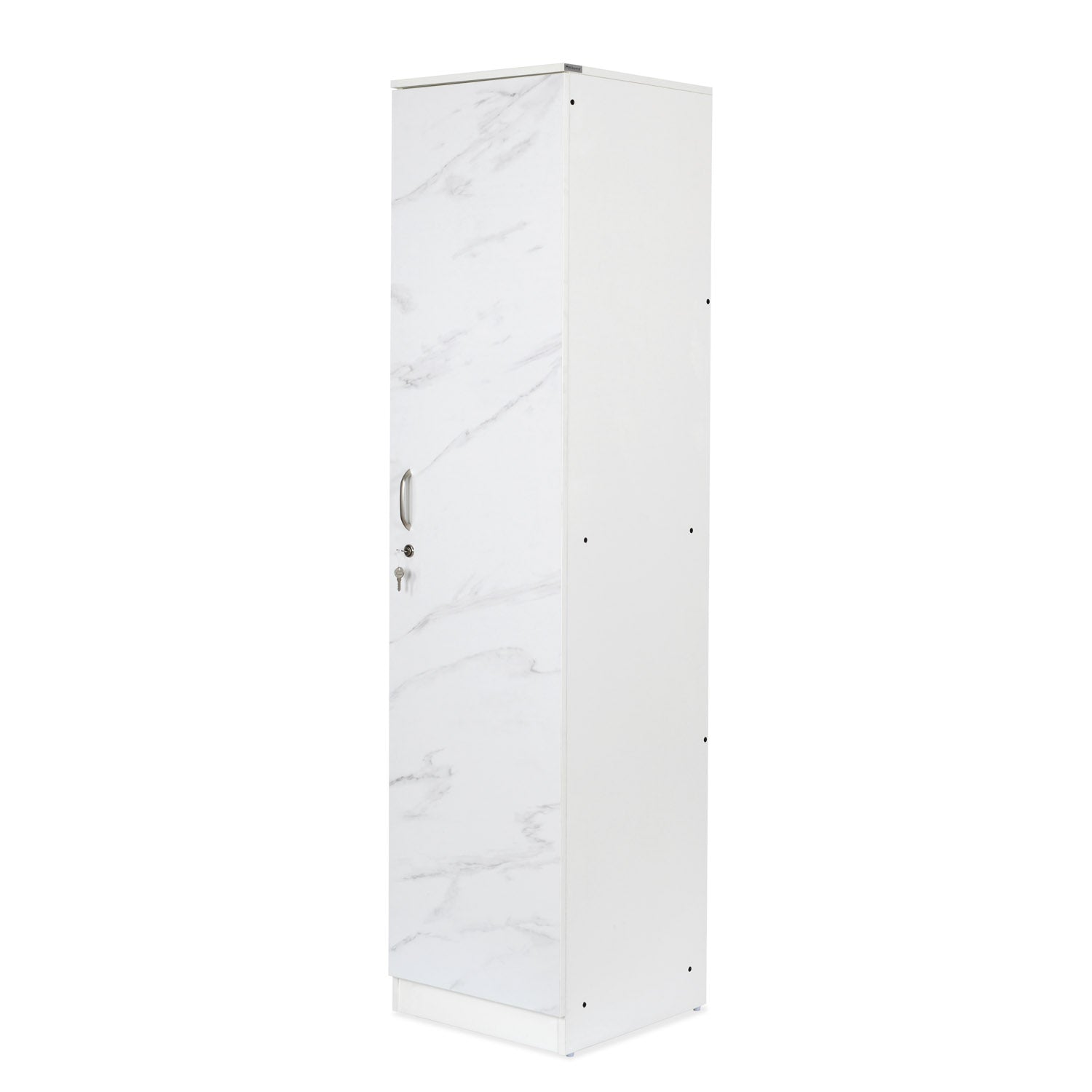 Nilkamal Marbito 1 Door Wardrobe With Mirror (White)
