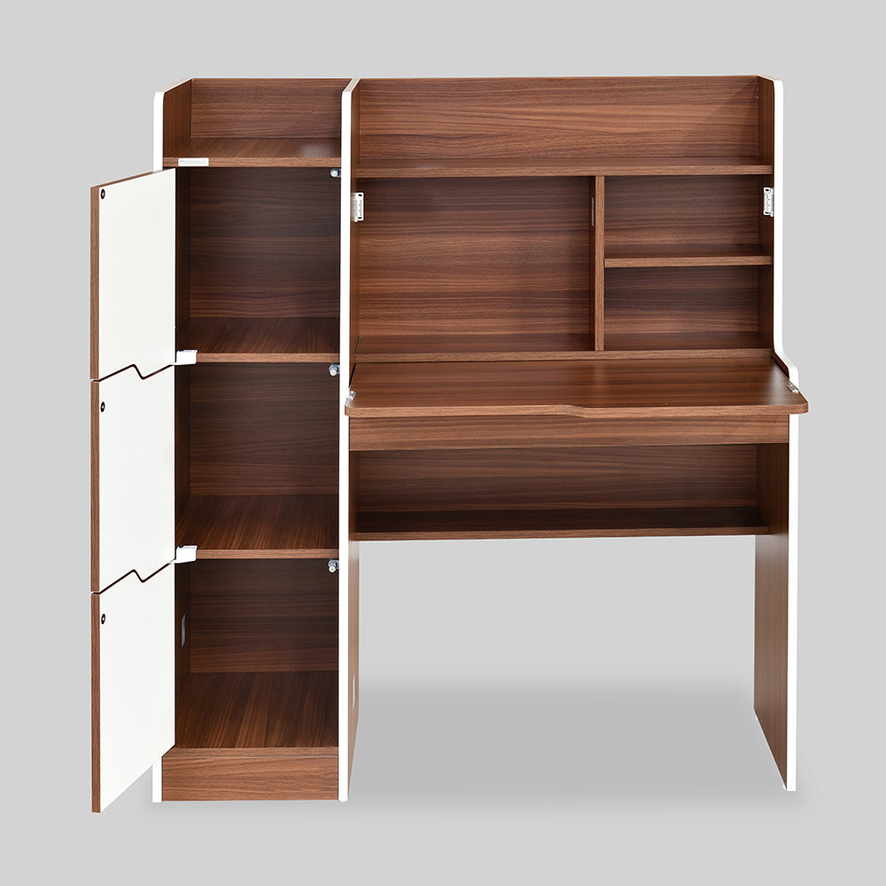 Nilkamal Neptune Neo Study Table (Walnut/White)
