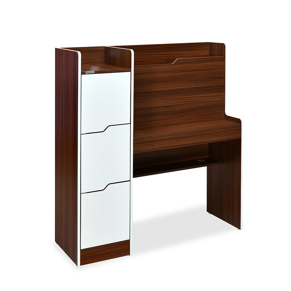 Nilkamal Neptune Neo Study Table (Walnut/White)