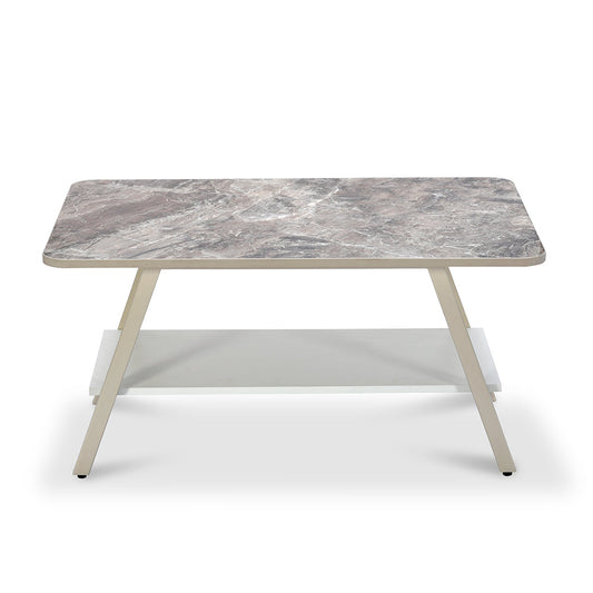 Nilkamal Granito Rectangular Center Table (Visconti Ivory)