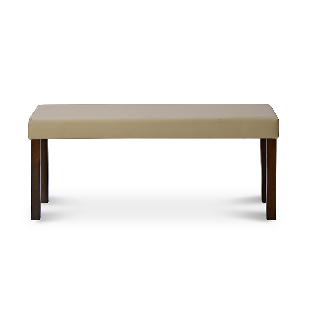 Nilkamal Venice Multi Use Medium Sitting Bench for Living Room | Dining Room (Dirty Oak)