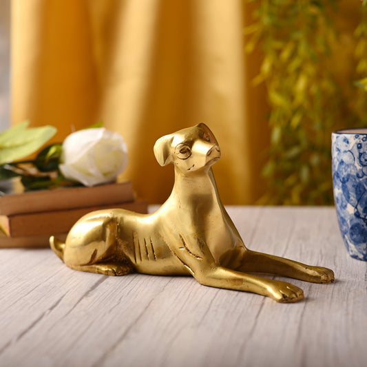 Brass Dog Statue (5.3 INCH)
