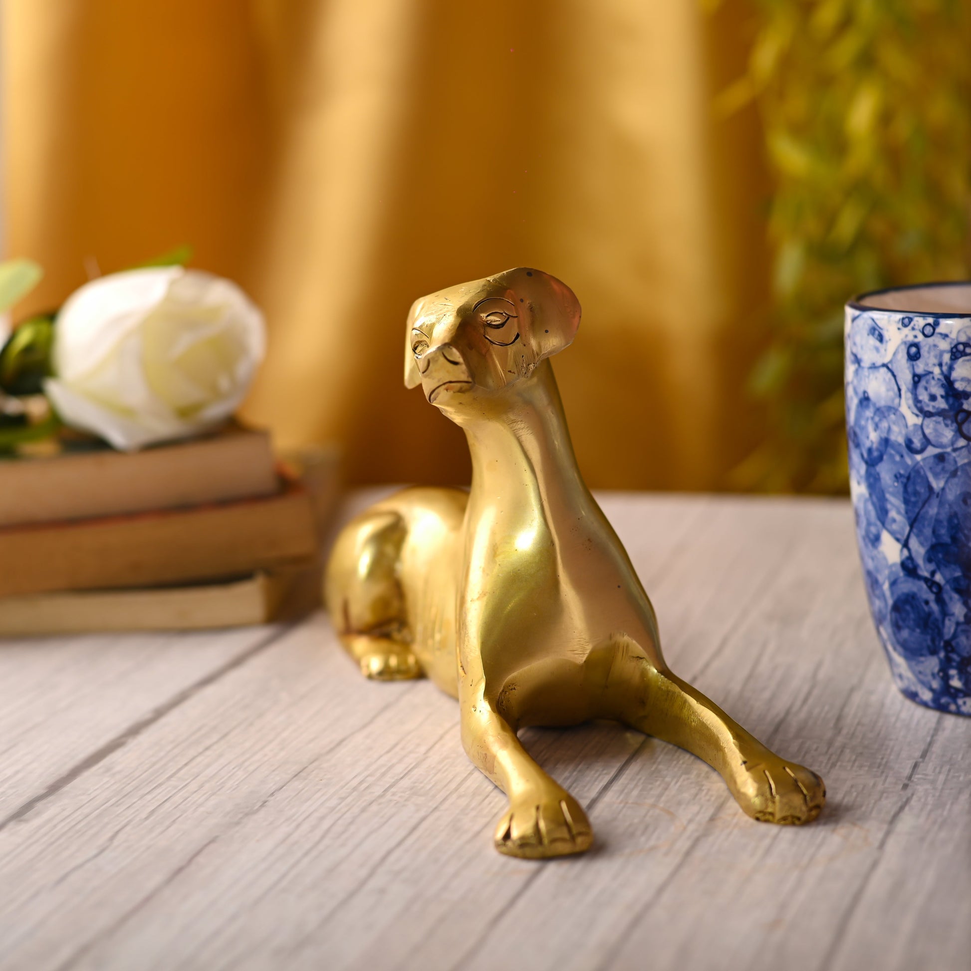 Brass Dog Statue (5.3 INCH)