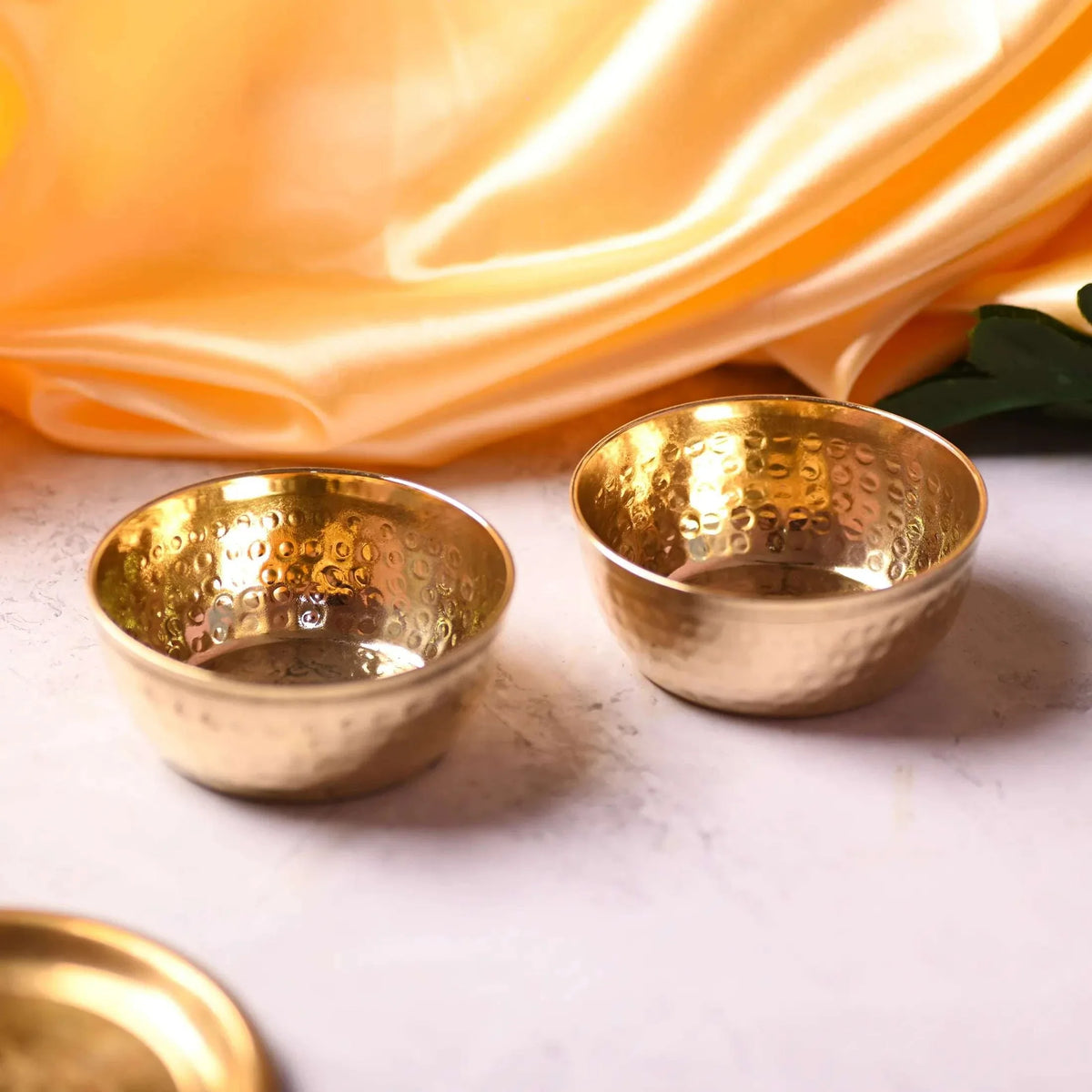 Brass Handcrafted Bowl Pair