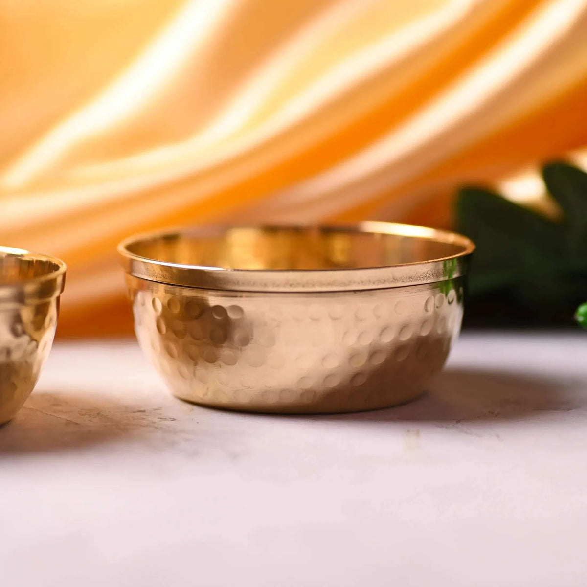 Brass Handcrafted Bowl Pair