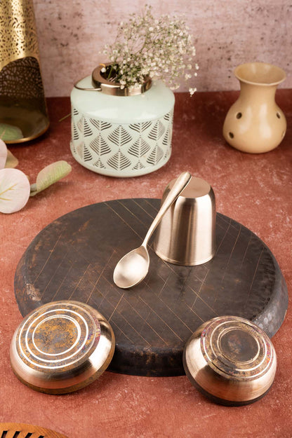 Kansa Dinner Set (Dish Set) 5 Pcs