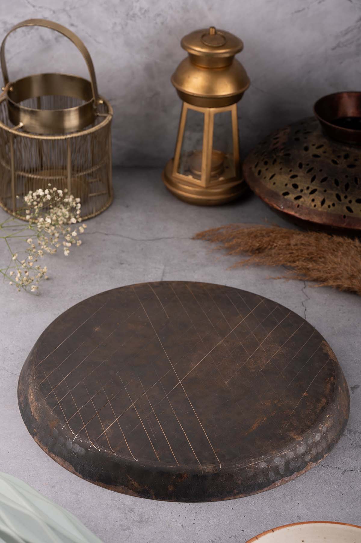 Kansa Dinner Plate - Elevate Your Healthy Dining Experience with Velanstore