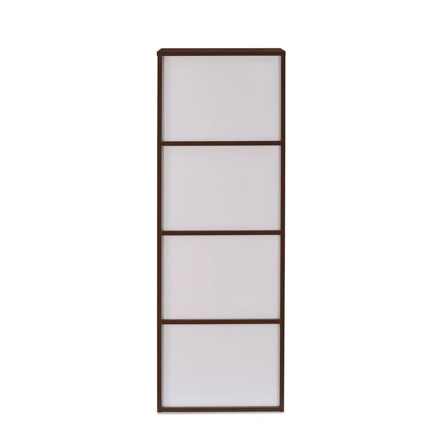 Nilkamal Sear 4 Tier Storage Cabinet (Oak/Frosty White)