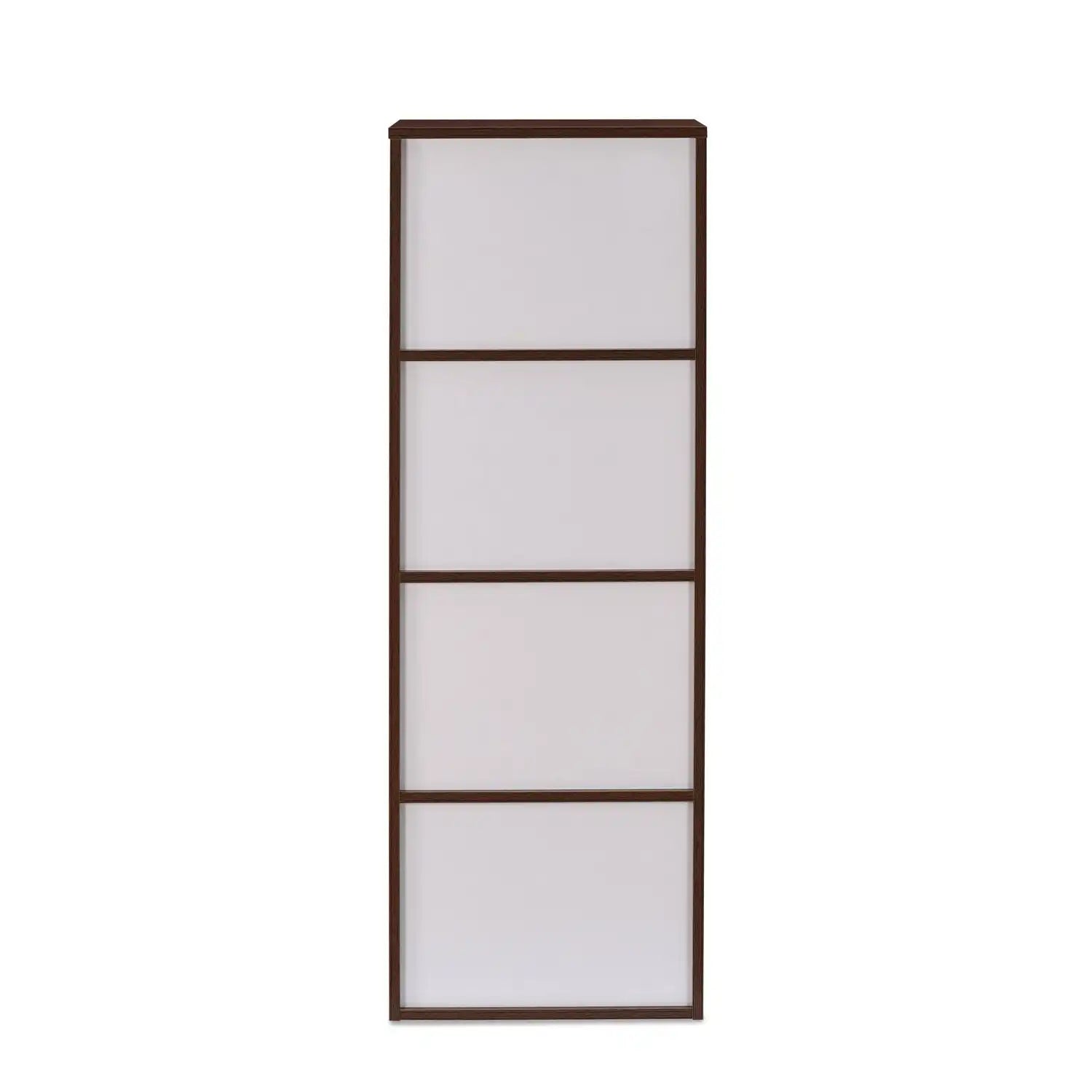 Nilkamal Sear 4 Tier Storage Cabinet (Oak/Frosty White)