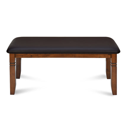 Nilkamal Rover Multi Use Long Sitting Bench for Living Room | Dining Room (Walnut Brown)