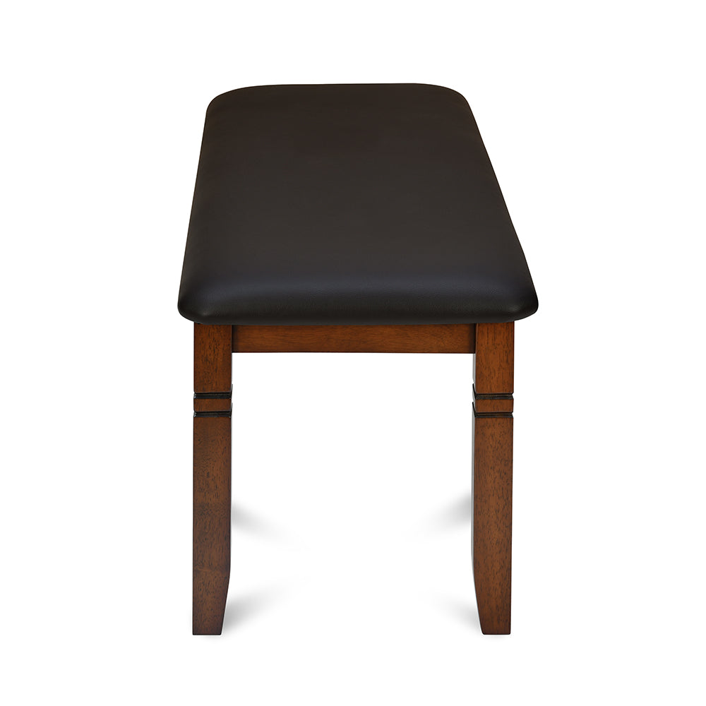 Nilkamal Rover Multi Use Long Sitting Bench for Living Room | Dining Room (Walnut Brown)
