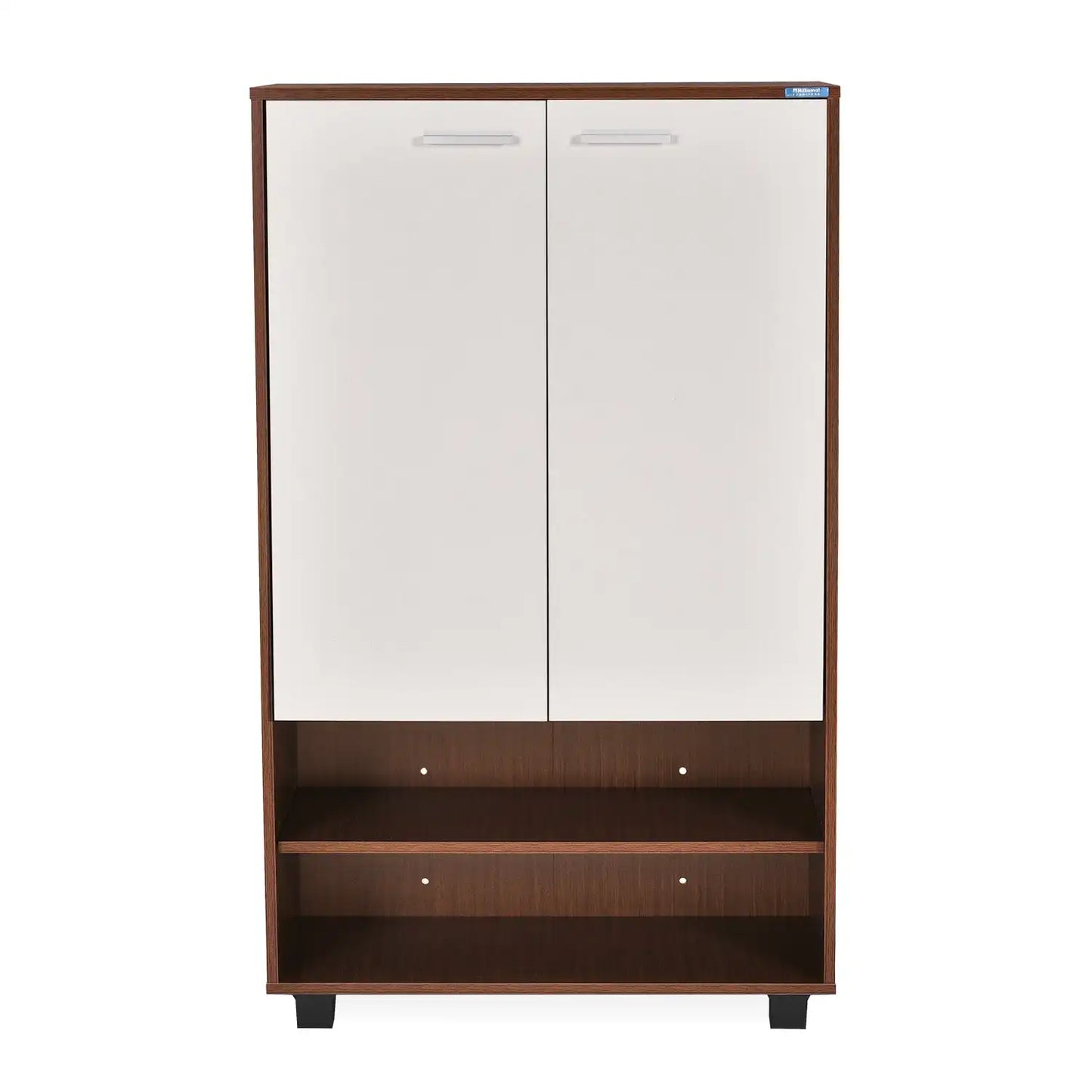 Nilkamal Ardor Shoe Cabinet (Oak/Frosty White)