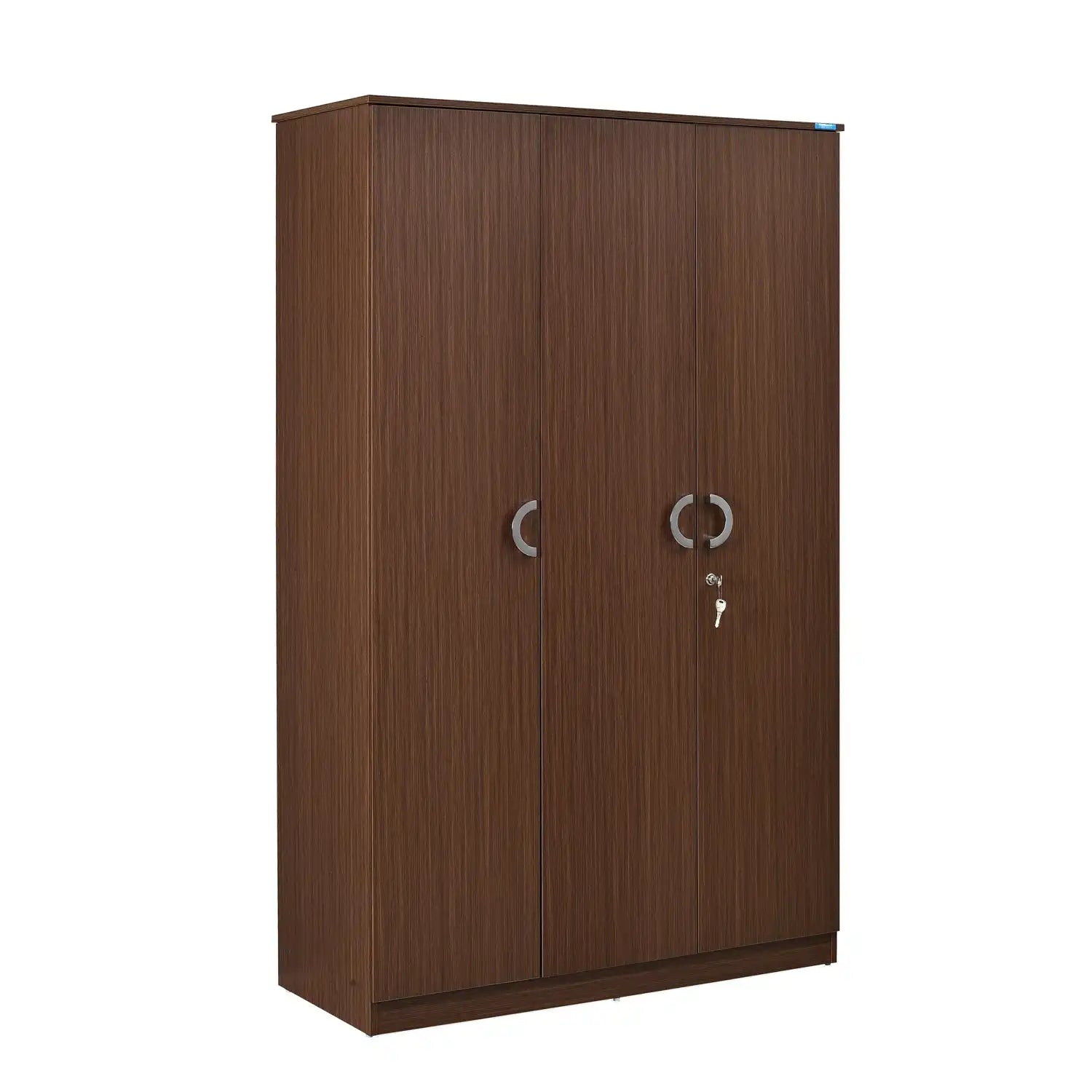 Nilkamal Massif 3 Door Wardrobe (Legno Oak)