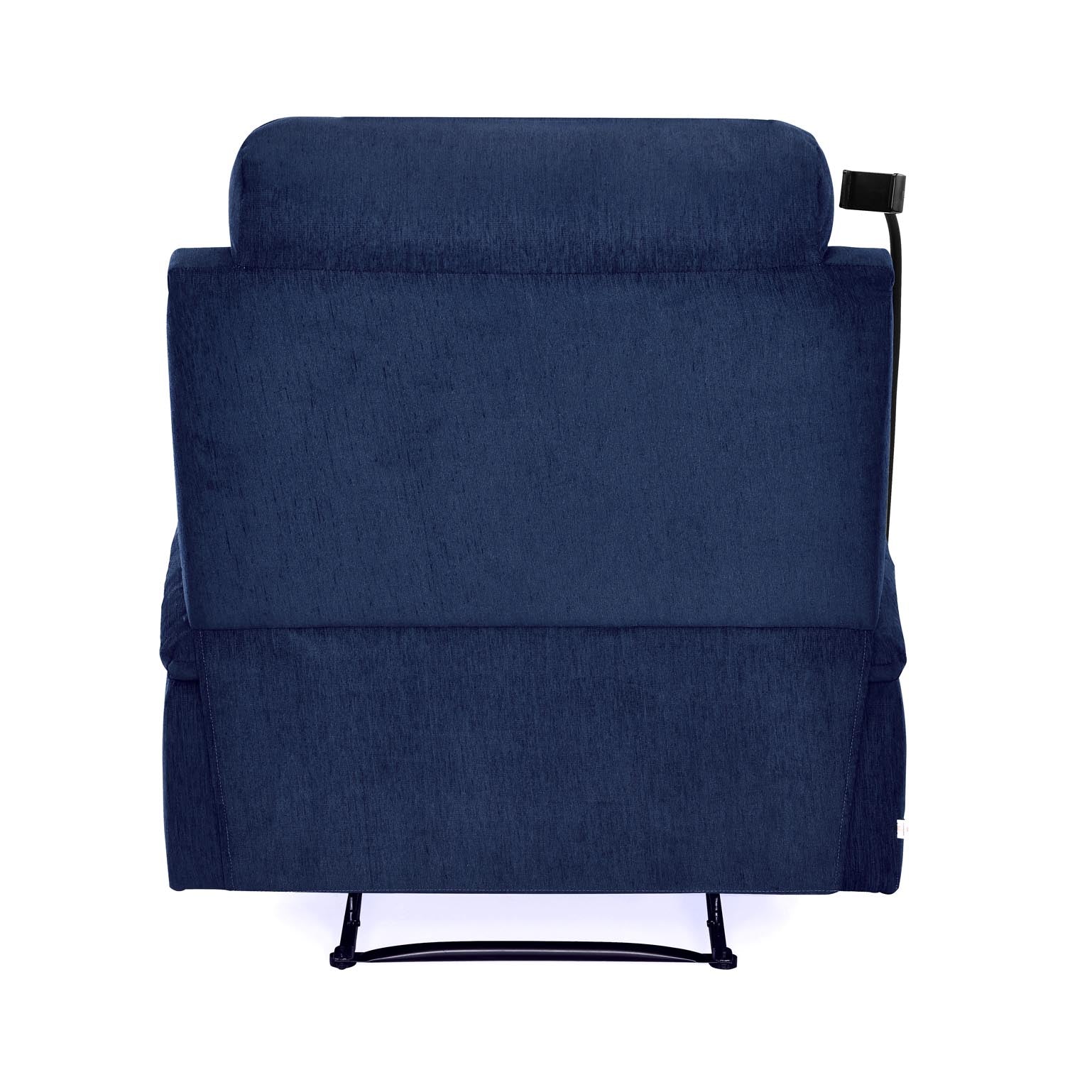 Nilkamal Matt 1 Seater Manual Recliner with Cup & Mobile Holder (Blue)