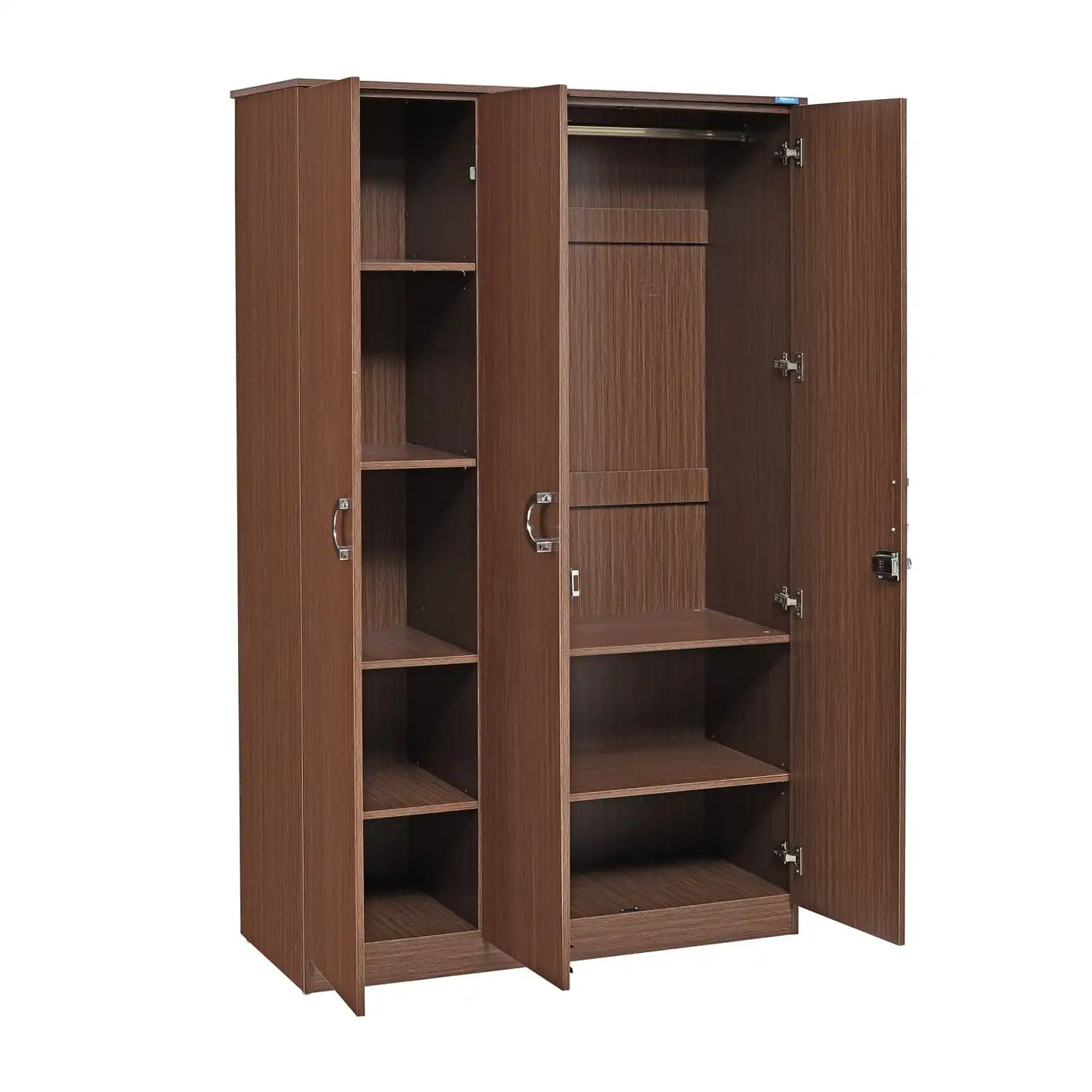 Nilkamal Massif 3 Door Wardrobe (Legno Oak)