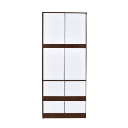 Nilkamal Massif 2 Door Wardrobe (Legno Oak)