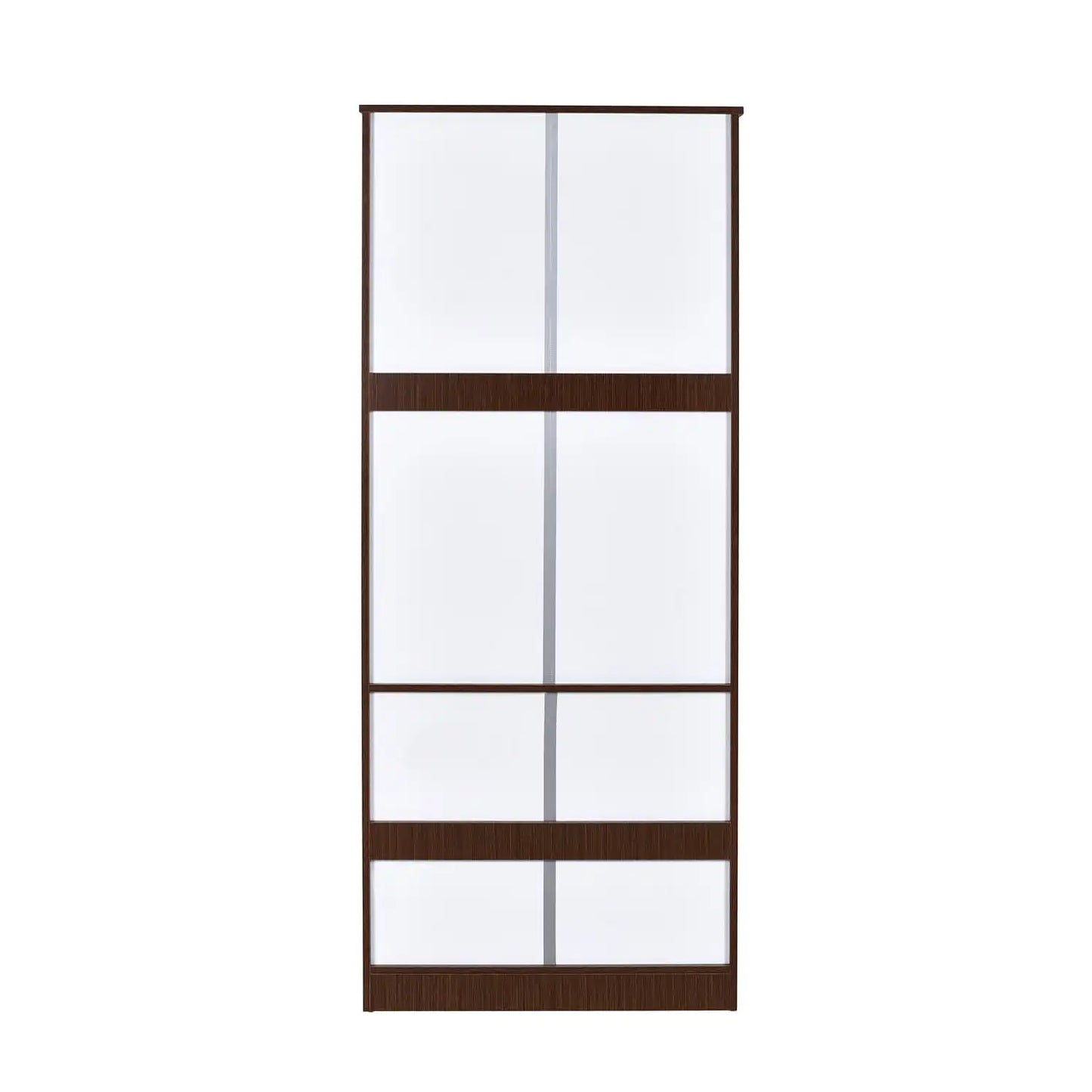 Nilkamal Massif 2 Door Wardrobe with Mirror (Legno Oak)