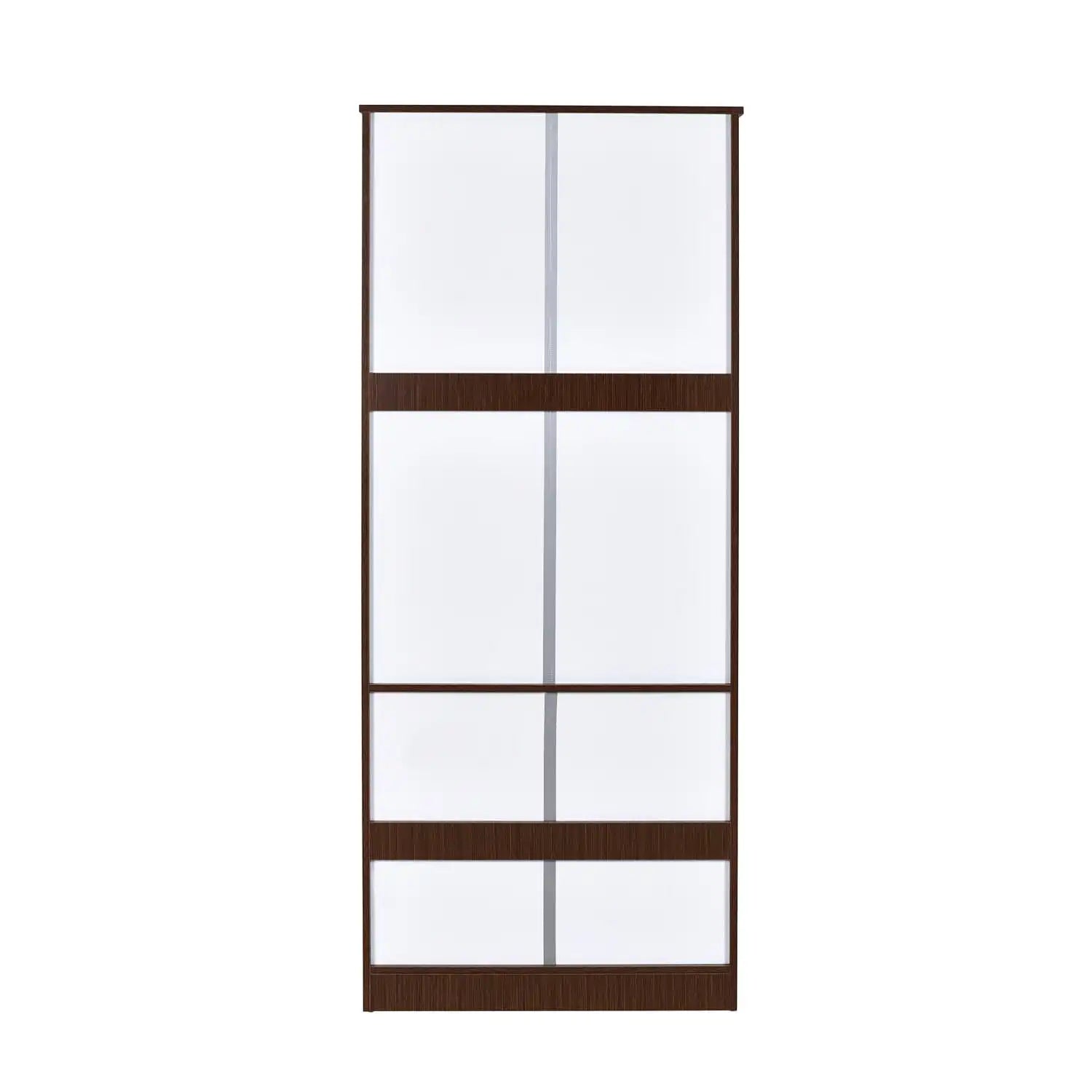 Nilkamal Massif 2 Door Wardrobe with Mirror (Legno Oak)