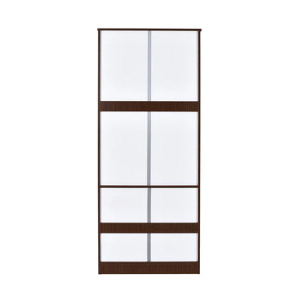 Nilkamal Massif 2 Door Wardrobe with Mirror (Legno Oak)
