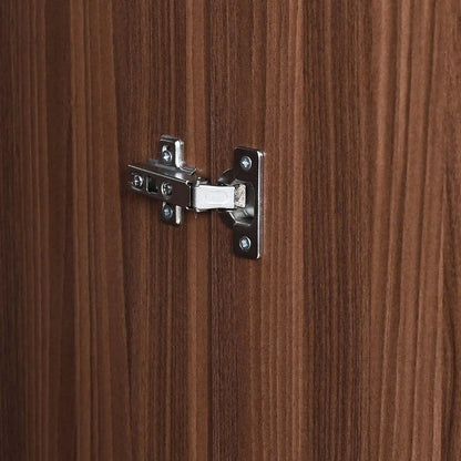 Nilkamal Joyce 3 Door Wardrobe With Mirror (Classic Walnut)