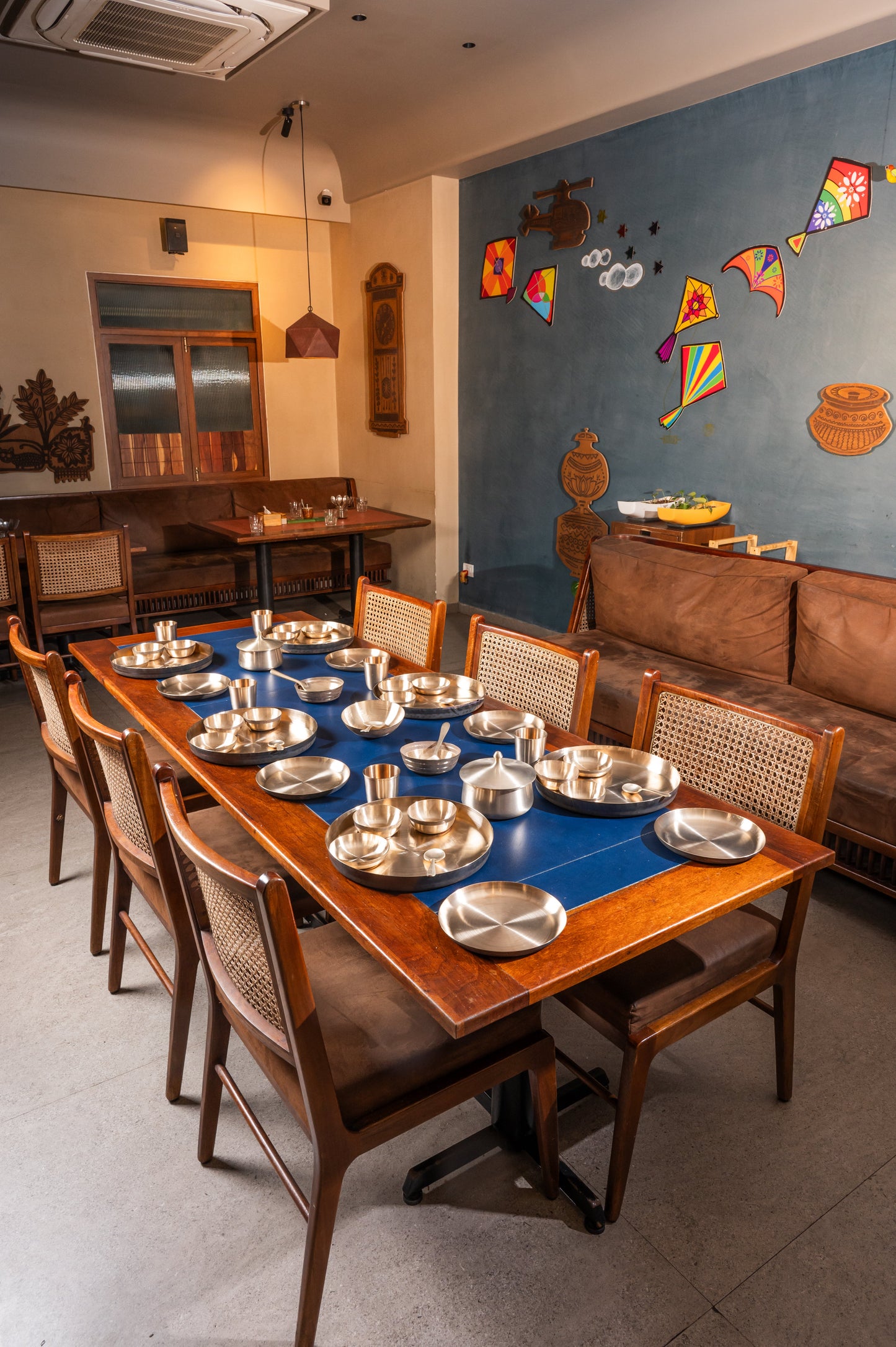 Kansa Thali Set – 50 Pieces for Family Dining