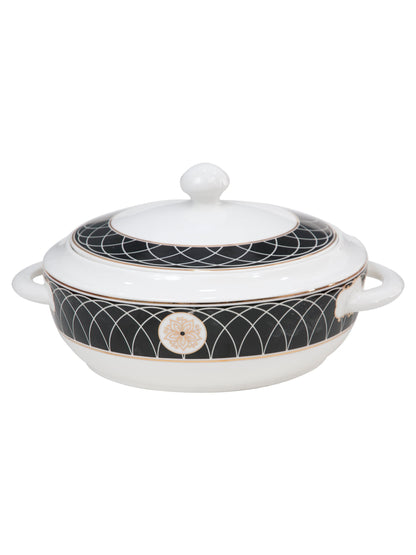 Urmi Noir Black Dinner Set of 40, Serves Six Persons (N403)