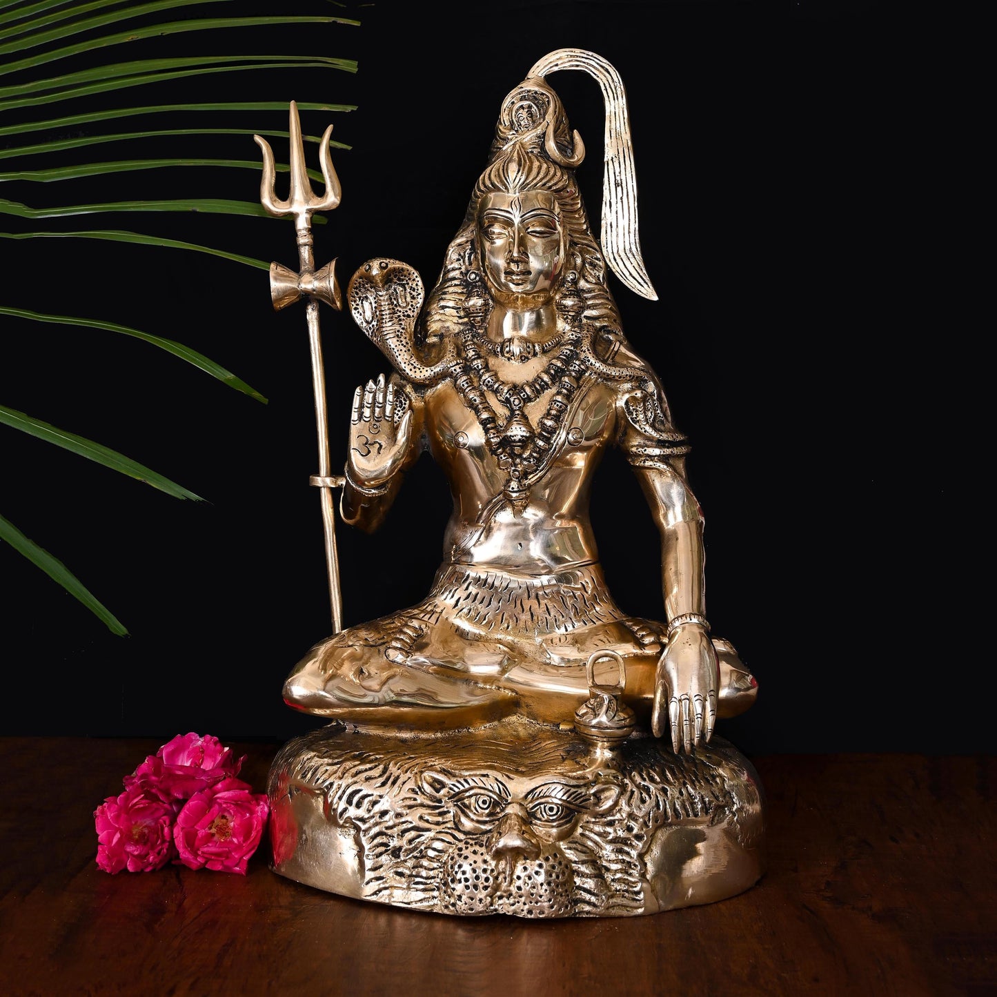 Brass Lord Shiva Idol (18.5 Inch)