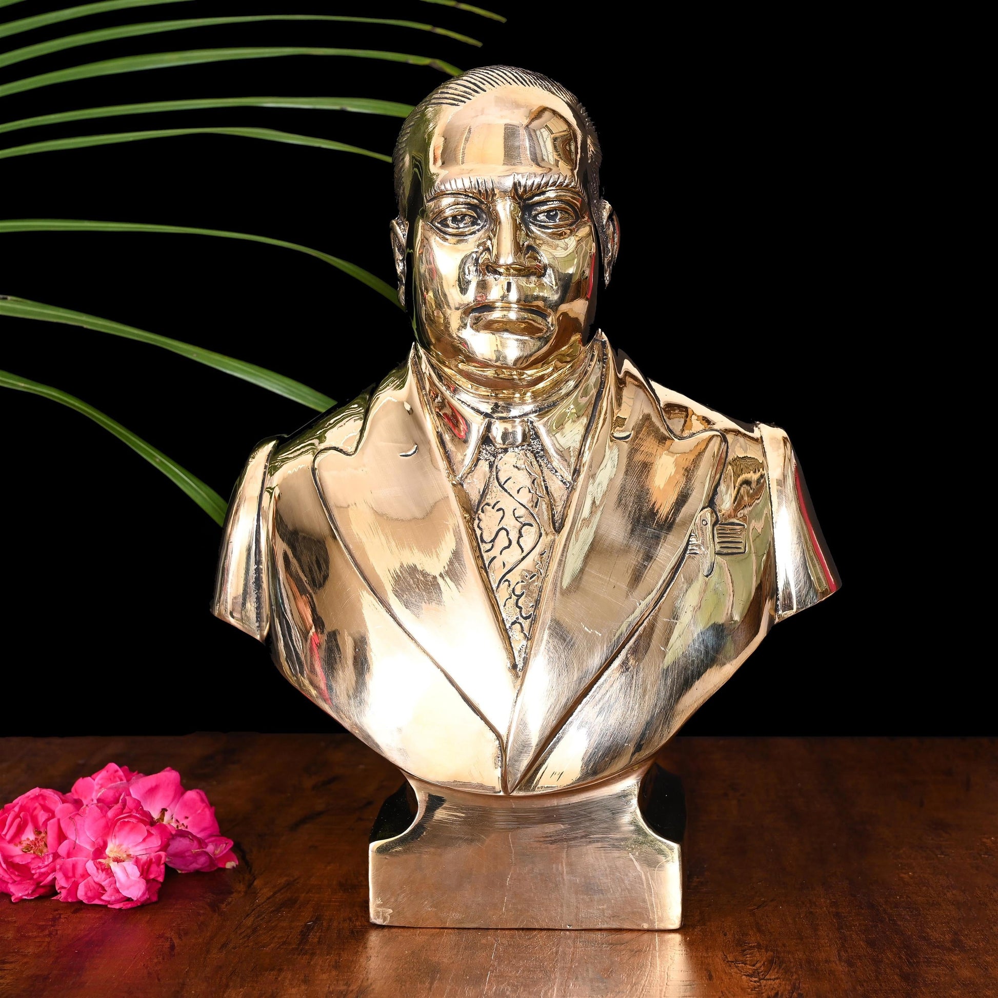 Brass Bhimrao Ambedkar Bust Statue (14 Inch)