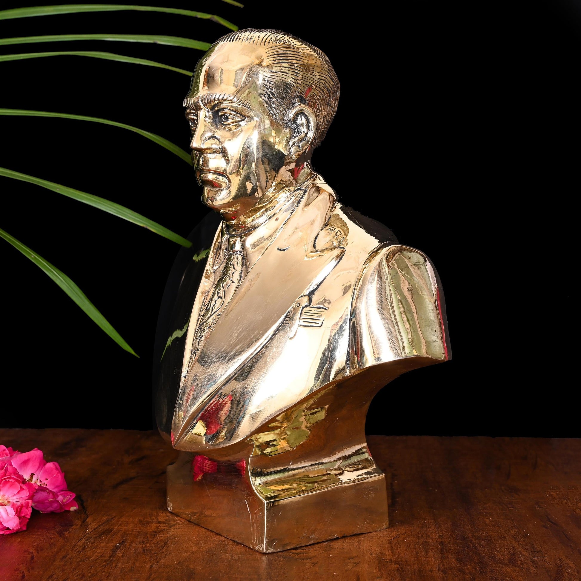 Brass Bhimrao Ambedkar Bust Statue (14 Inch)