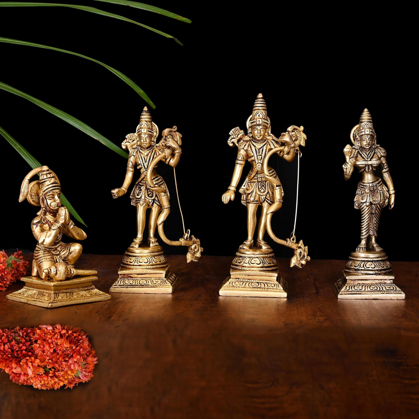 Brass Ram Darbar Idol Set