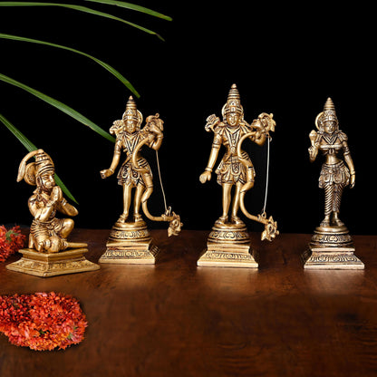 Brass Ram Darbar Idol Set