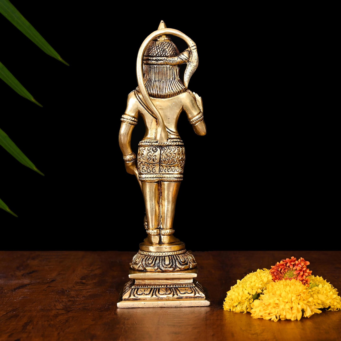 Brass Standing Hanuman Idol (9.5 Inch)